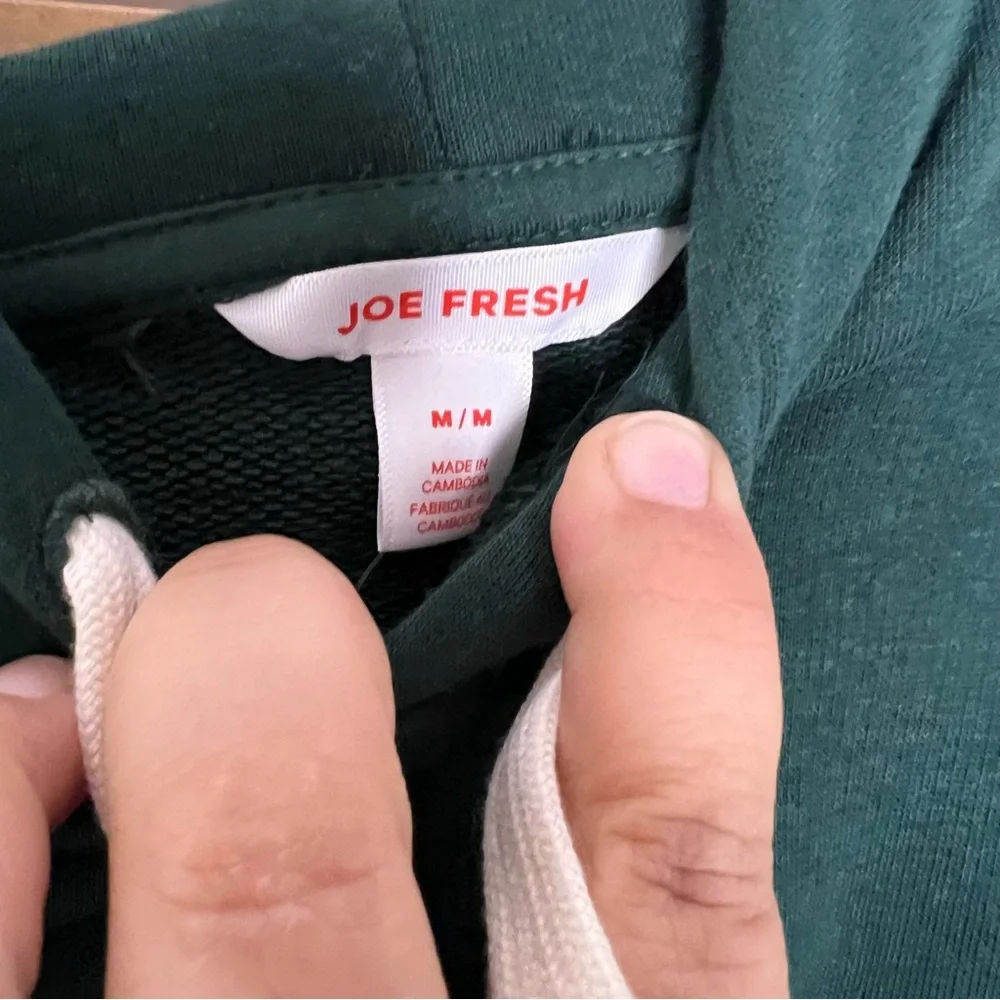 NWOT Joe Fresh two piece lounge wear set hoodie and jogging pants womenโs medium - Picture 5 of 14